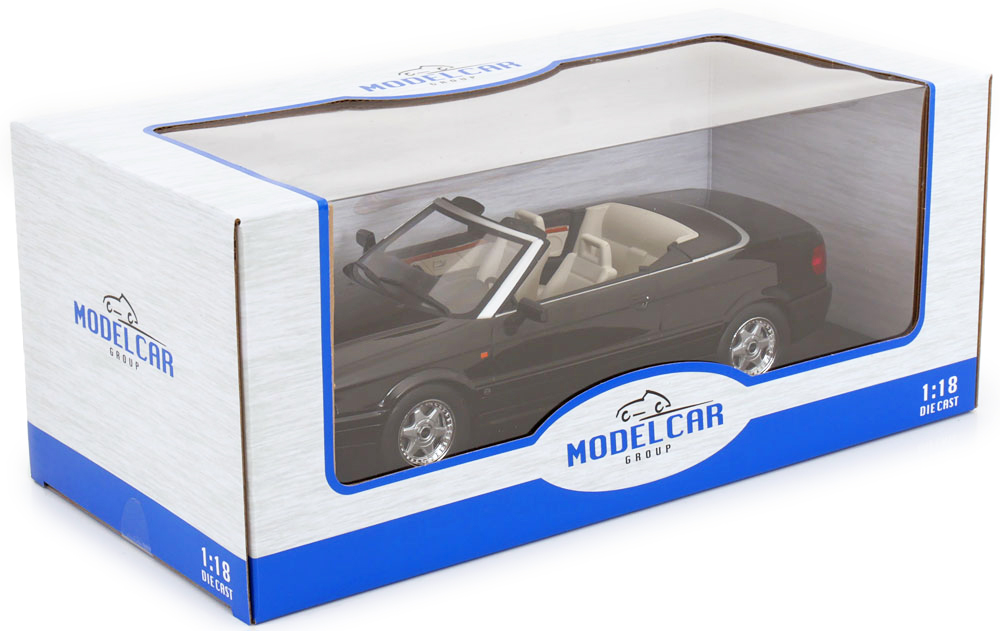 Audi Cabriolet 1991 black 1:18 MCG Modelcar Group