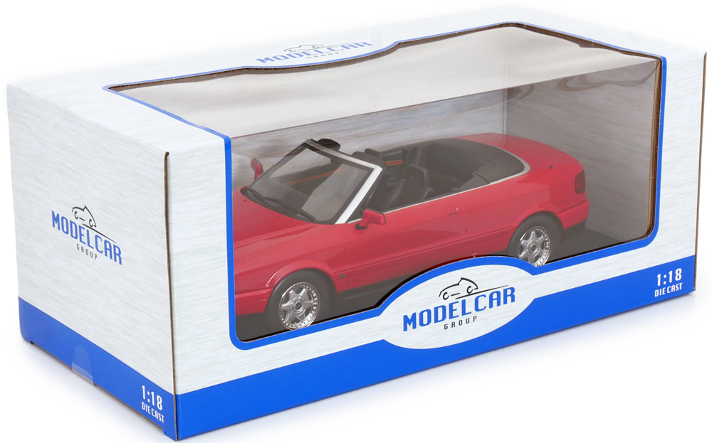 Audi Cabriolet 1991 red 1:18 MCG Modelcar Group