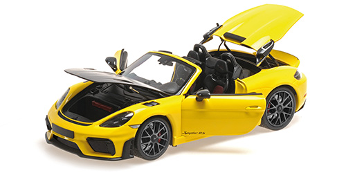 Porsche Spyder RS Weissach Package 2024 yellow 1:18 Minichamps 
