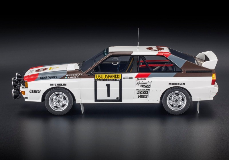 Audi Quattro A2 #1 Mikkola/Hertz Winner Rally 1000 Lakes 1983 1:12 Top Marques Collectibles
