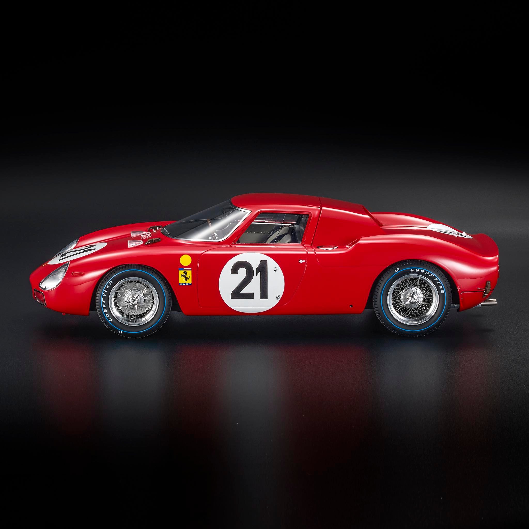 Ferrari 250LM 3.3L V12 ch. n5893 Team N.A.R.T. North American Racing #21 Rindt/Gregory Winner 24H Le Mans 1965 1:12 Top Marques Collectibles