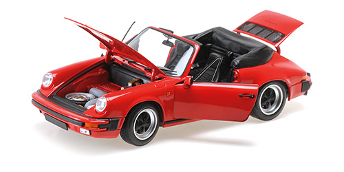 Porsche 911 Carrera Cabriolet 3.2 1983 red 1:18 Minichamps 