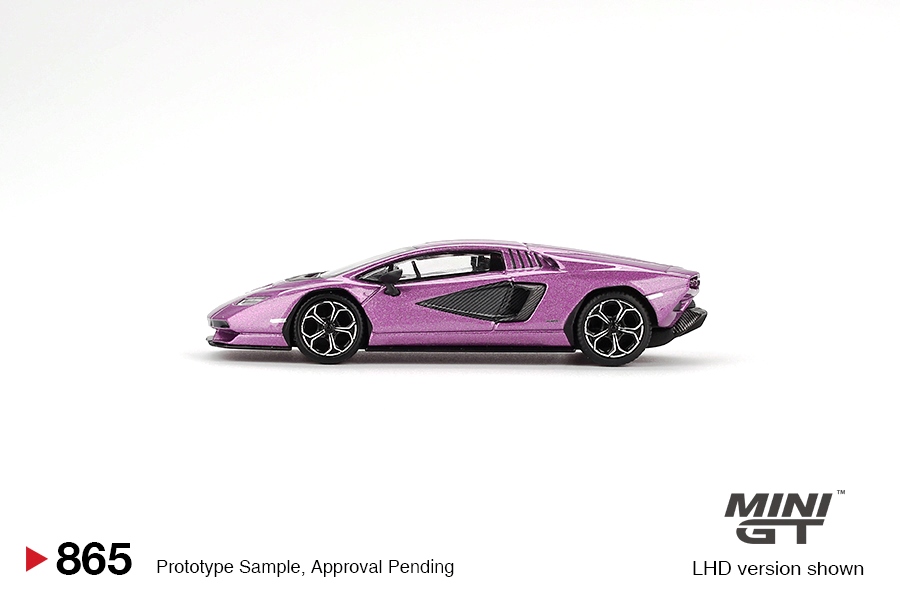 Lamborghini Countach LPI 800-4 Viola 30th 2023 1:64 Mini GT