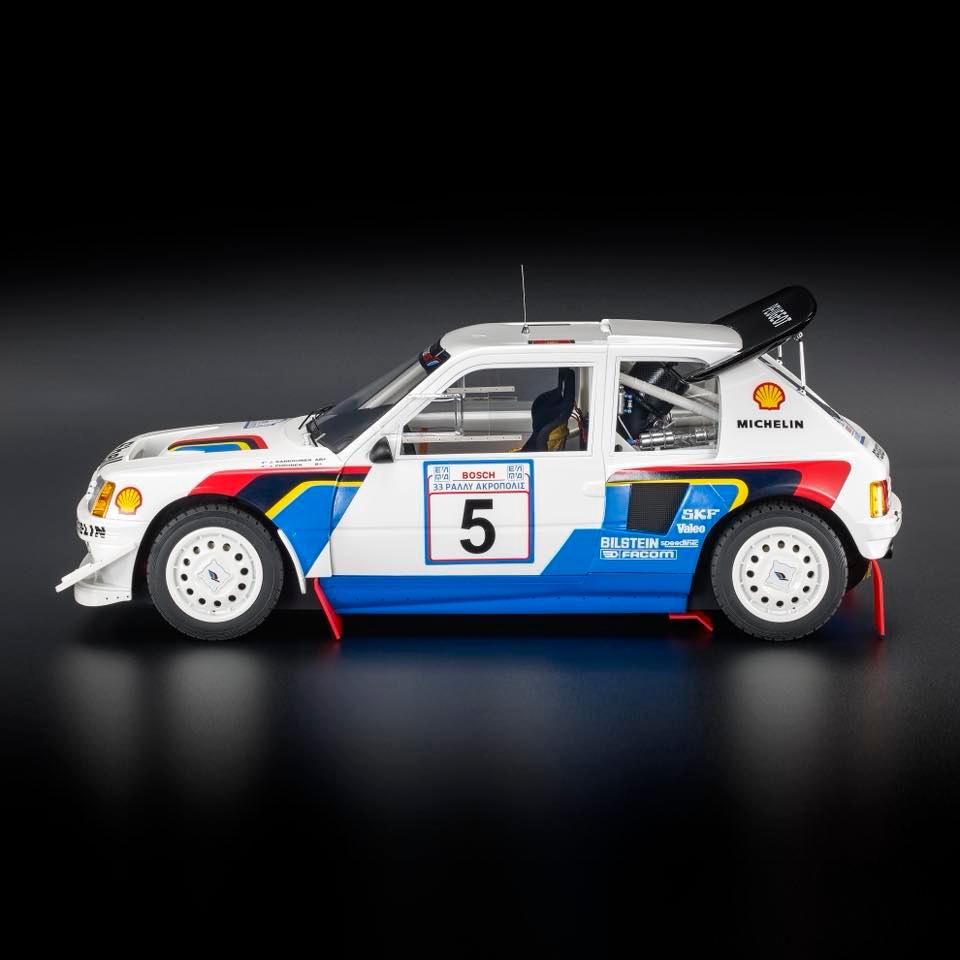 Peugeot 205 Turbo 16 EVO2 #5 Kankkunen/Piironen Winner Rally Acropolis 1986 1:12 Top Marques Collectibles