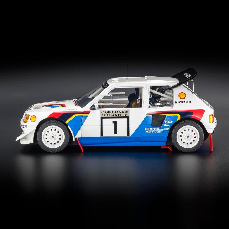 Peugeot 205 Turbo 16 EVO2 #1 Salonen/Harjanne Winner Rally 1000 Lakes 1986 1:12 Top Marques Collectibles