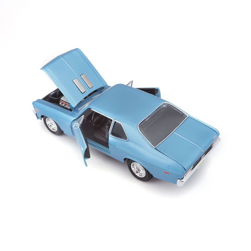 Chevrolet Nova SS 1970 blue 1:24 Maisto