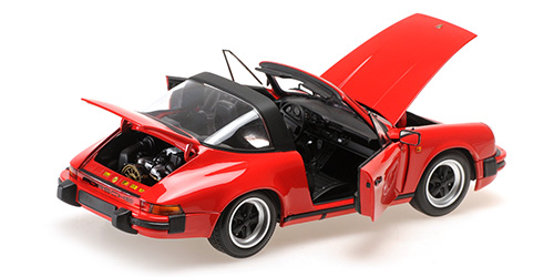 Porsche 911 Carrera 3.2 Targa 1983 red 1:18 Minichamps 