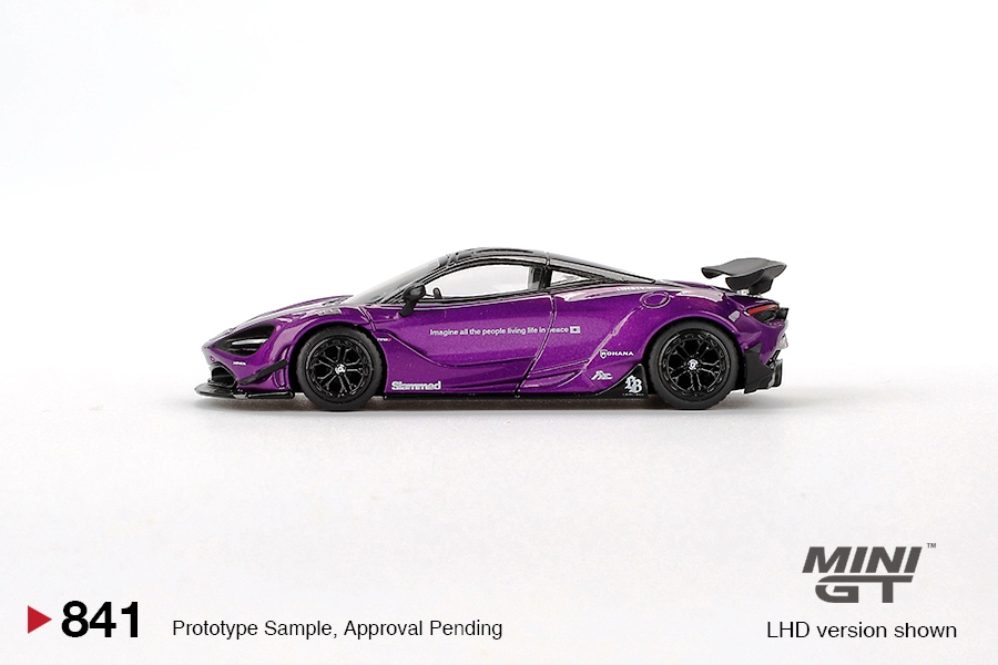 McLaren 720S LB Works 2020 purple 1:64 Mini GT