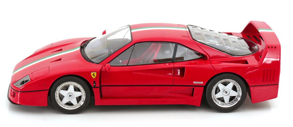 Ferrari F40 Italia Design red/white/green 1:18 KK Scale