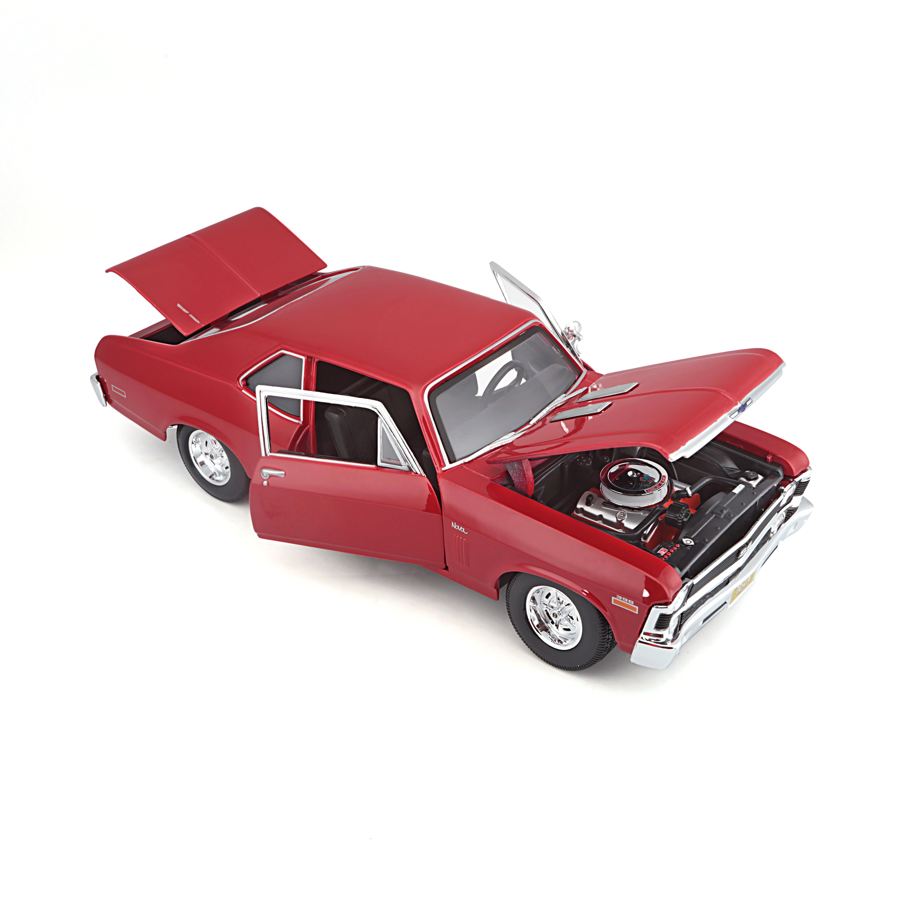 Chevrolet Nova SS coupe 1970 red 1:18 Maisto