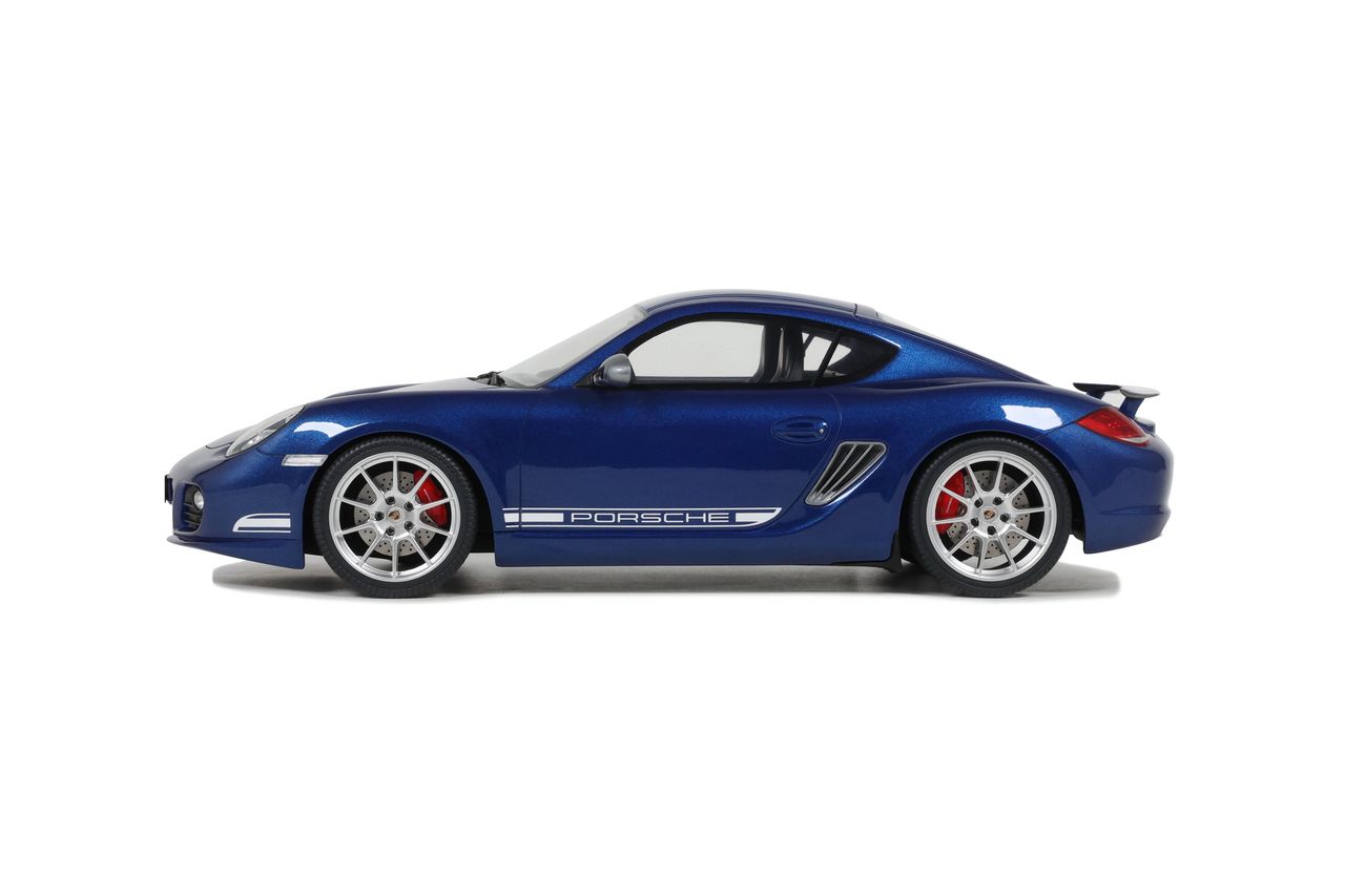 Porsche Cayman R 2012 aqua blue metallic 1:18 GT Spirit