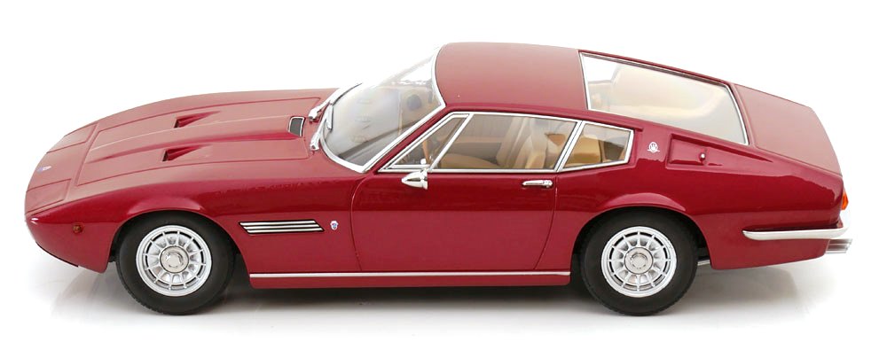 Maserati Ghibli Coupe 1969 red metallic 1:18 KK Scale