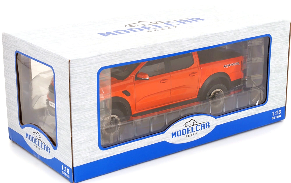 Ford Ranger Raptor 2023 orange 1:18 MCG Modelcar Group