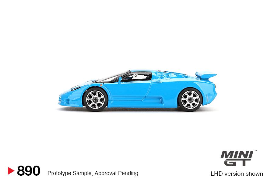 Bugatti EB110 Super Sport 1995 Blu Bugatti 1:64 Mini GT