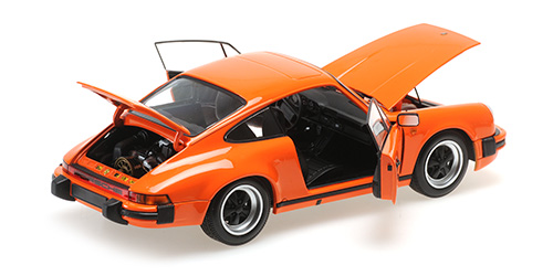 Porsche 911 Carrera Coupe 3.2 Cabriolet 1983 orange 1:18 Minichamps 