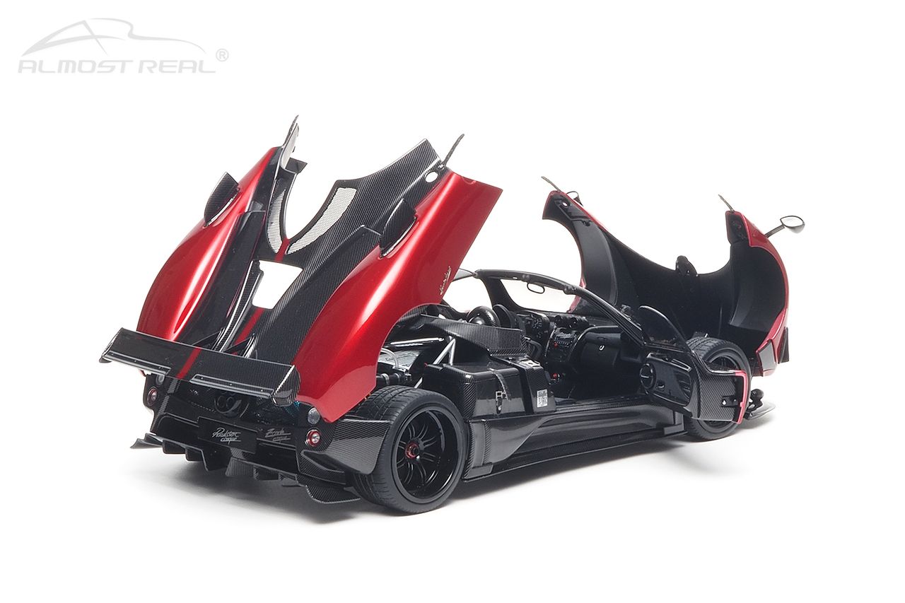 Pagani Zonda Cinque Roadster 2009 rosso Dubai 1:18 Almost Real