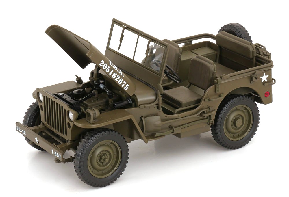 Jeep Willys US ARMY green 1:18 Welly