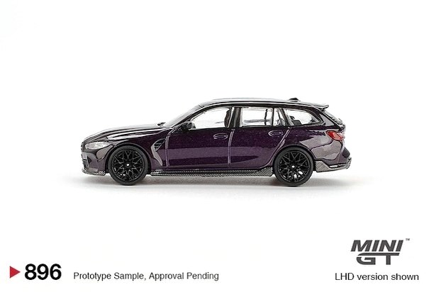 BMW M3 M Performance Touring Daytona Violet 2024 1:64 Mini GT
