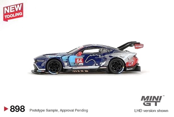 Ford Mustang GT3 #64 Ford Multimatic Motorsports 24h IMSA Daytona 2024 1:64 Mini GT