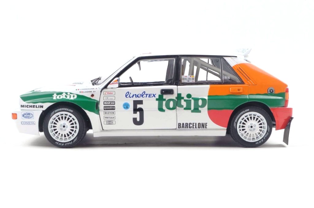 Lancia Delta HF Integrale #5 Aghini/Farnocchia Rallye Monte Carlo 1993 1:18 Solido