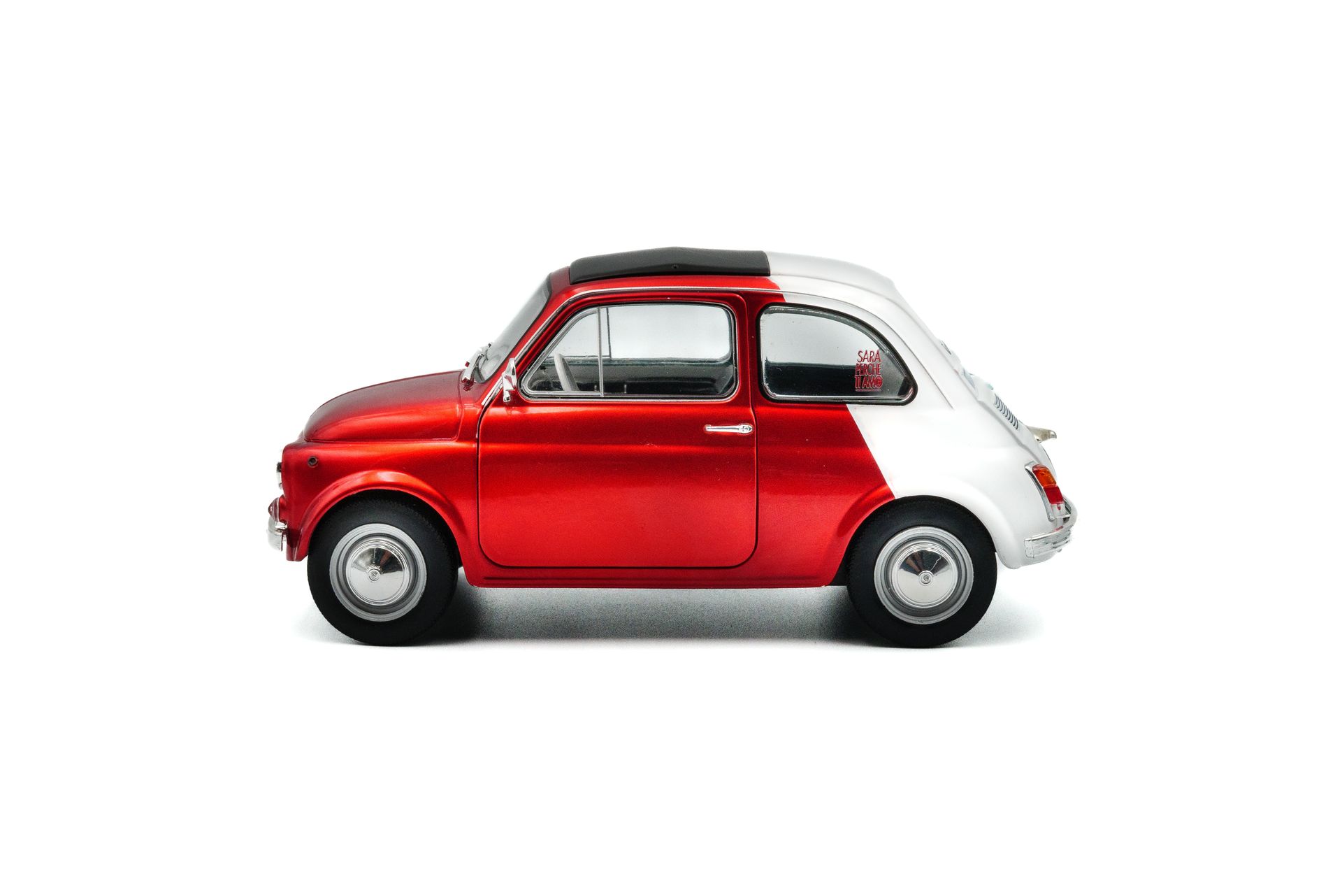 Fiat 500 Tribute To Italia 1965 red/white 1:18 Solido