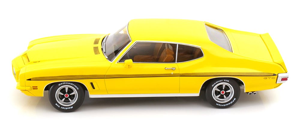 Pontiac Lemans GTO 1972 yellow 1:18 KK Scale