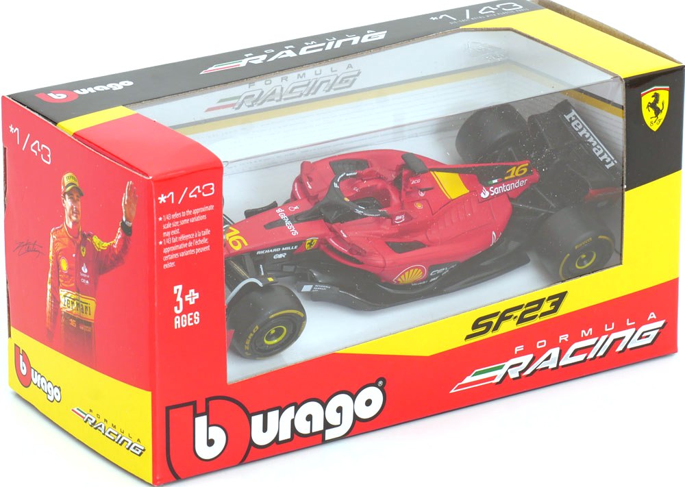 Ferrari SF-23 #16 Ch.Leclerc GP Monza 2023 1:43 Bburago