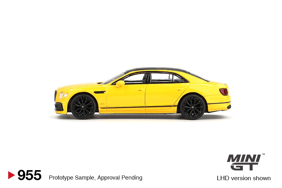 Bentley Flying Spur Monaco Yellow 1:64 Mini GT