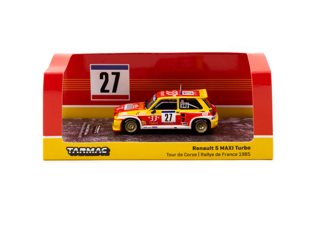 Renault 5 Maxi Turbo Tour de Corse #27 Rallye de France 1985 1:64 Tarmac