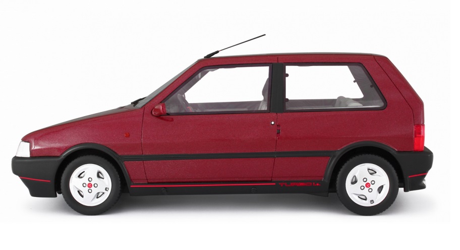 Fiat Uno Turbo i.e. 1.4 1990 red metallic 1:18 Laudoracing Model