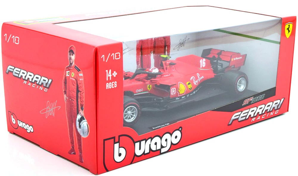 Ferrari SF1000 #16 Charles Leclerc GP Austria 2020 1:18 Bburago