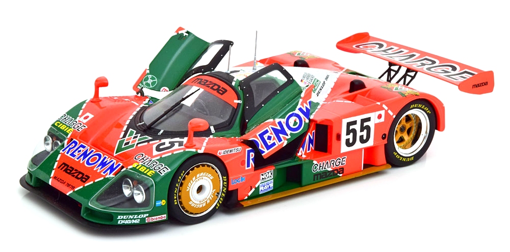 Mazda 787B 2.6L #55 Gachot/Herbert/Weidler Winner 24H Le Mans 1991 1:18 KK Scale
