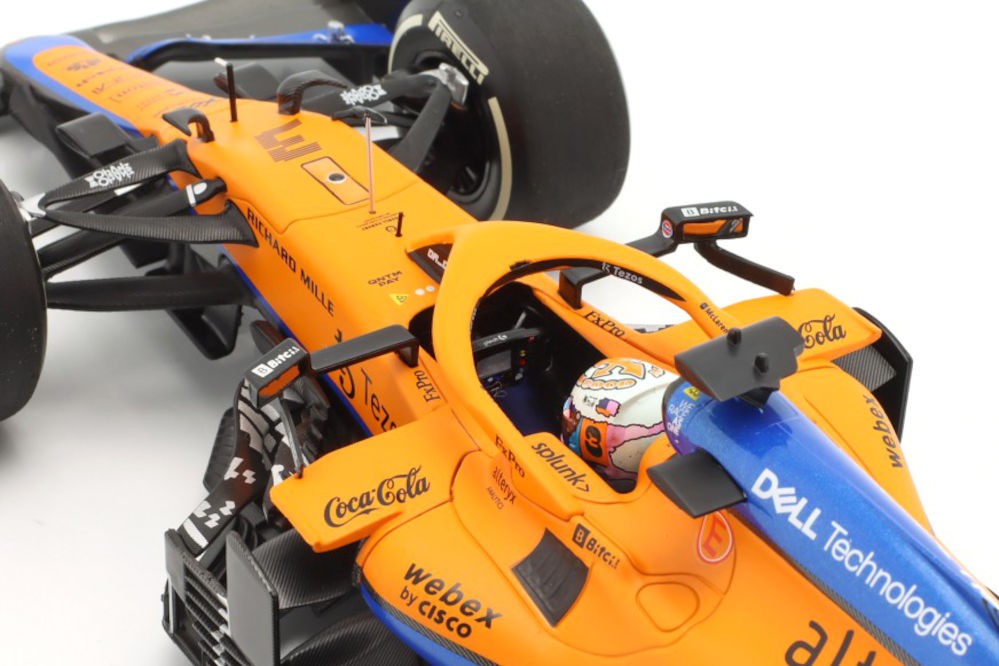 McLaren F1 Team MCL35M #3 D.Ricciardo Winner Italian GP 2021 1:18 Minichamps 