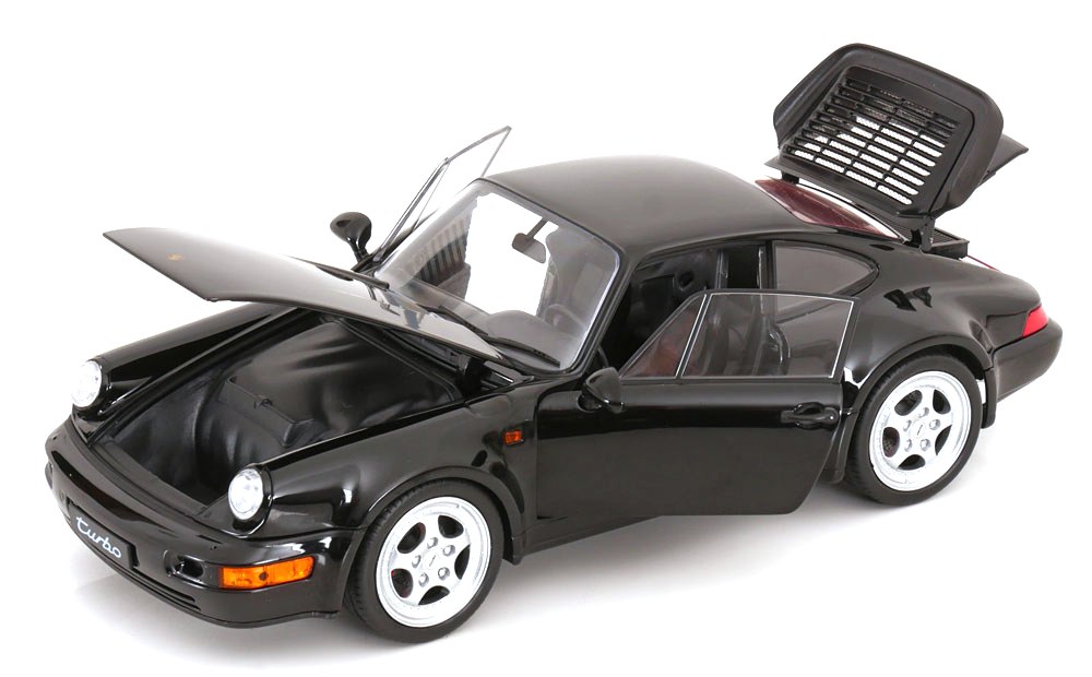 Porsche 911 Turbo (964) black 1:18 Welly