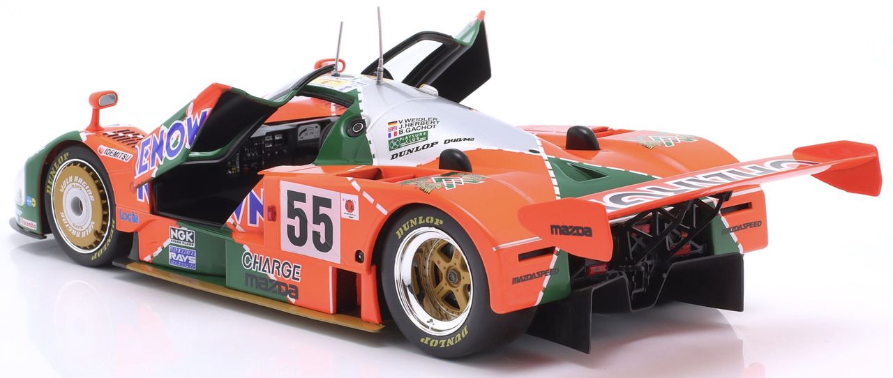 Mazda 787B #55 Weidler/Herbert/Gachot Winner 24H Le Mans 1991 with Collector Box 1:18 Werk83
