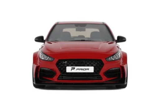 Prior Design Hyundai I30 N 2021 engine red 1:18 OttOmobile