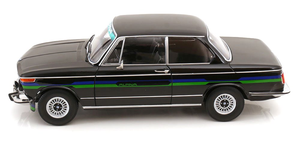 BMW 2002 Alpina 2-Series 1974 black 1:12 KK Scale