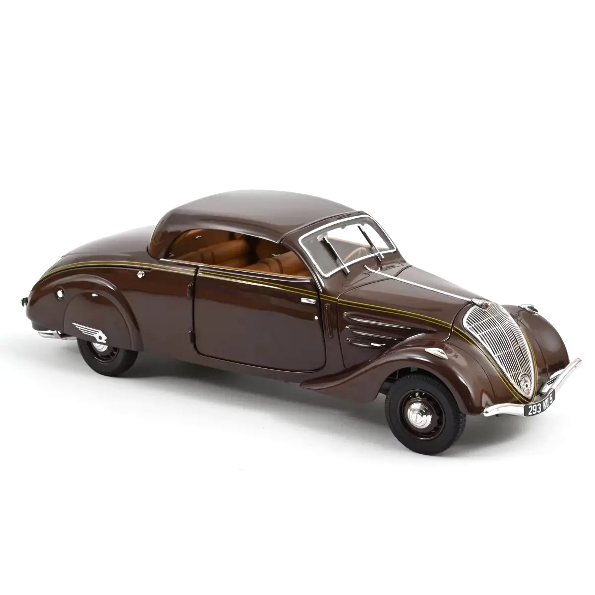 Peugeot 402 Eclipse 1937 chocolate 1:18 Norev