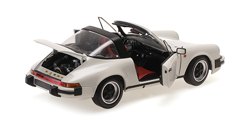 Porsche 911 Carrera 3.2 Targa 1983 white 1:18 Minichamps