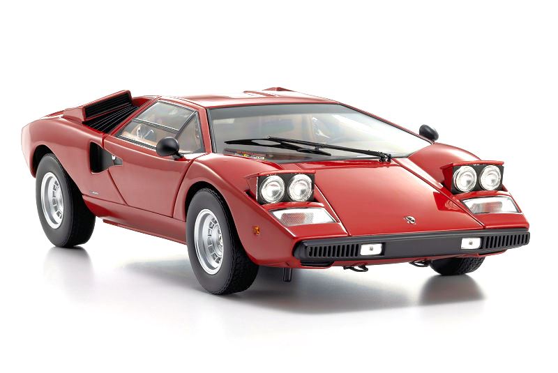 Lamborghini Countach LP400 1974 red 1:18 Kyosho