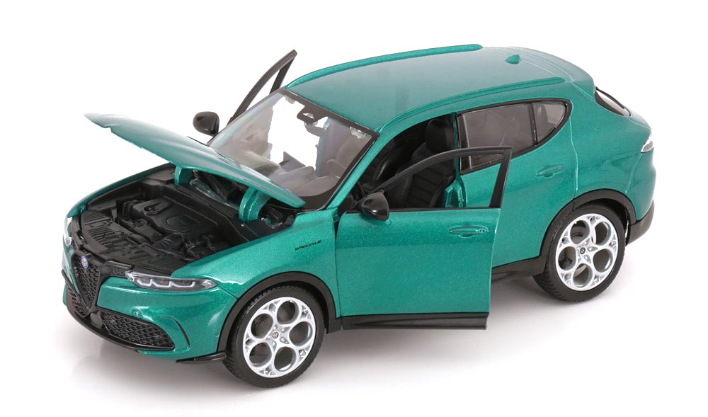Alfa Romeo Tonale 2023 green 1:24 Bburago