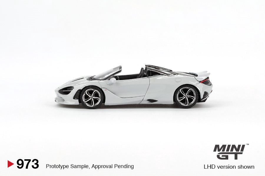 McLaren 750S Spider 2024 cirrus grey 1:64 Mini GT