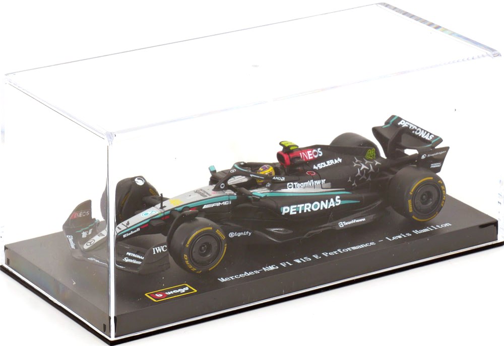 Mercedes-Benz AMG W15 #44 L.Hamilton 2024 with Helmet 1:43 Bburago