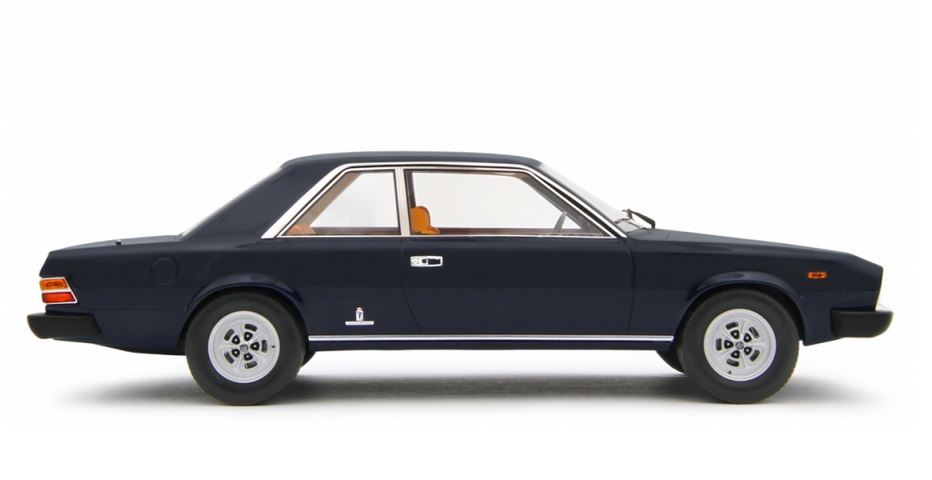 Fiat 130 Coupe 1971 blu scuro 1:18 Laudoracing Model