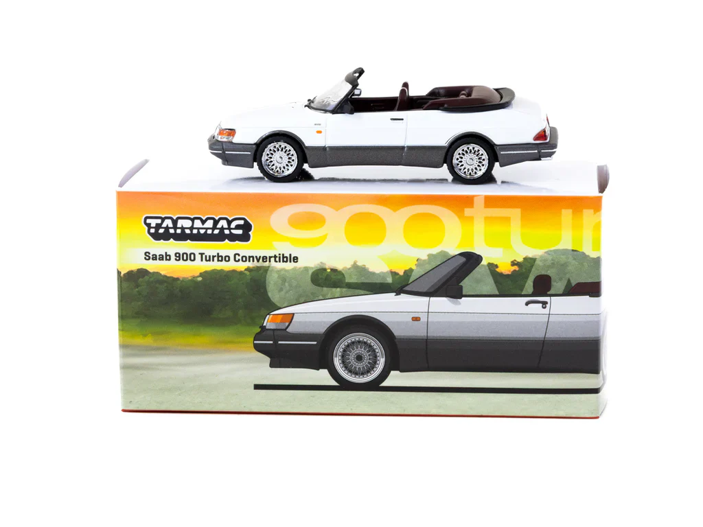 Saab 900 Turbo white 1:64 Tarmac