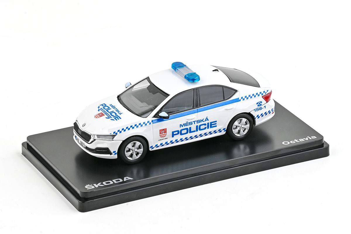 Škoda Octavia IV Městská Policie Karlovy Vary 2020 1:43 Abrex