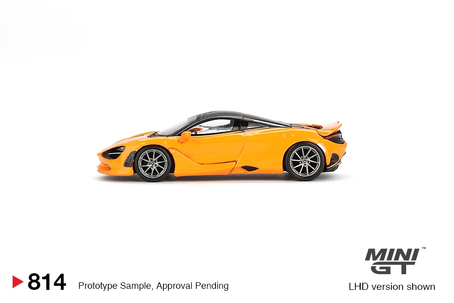 McLaren 750S McLaren 2024 orange 1:64 Mini GT