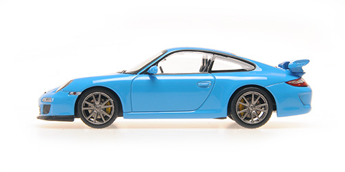 Porsche 911 GT3 Sport Auto 2009 blue 1:43 Minichamps