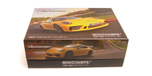 Porsche 911 GT3 Sport Auto 2017 yellow 1:43 Minichamps