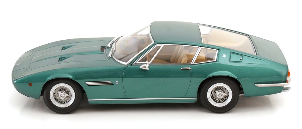 Maserati Ghibli Coupe 1969 green metallic 1:18 KK Scale